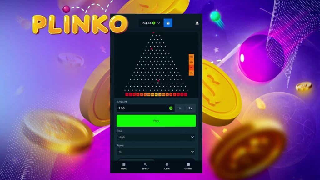 Plinko móvel