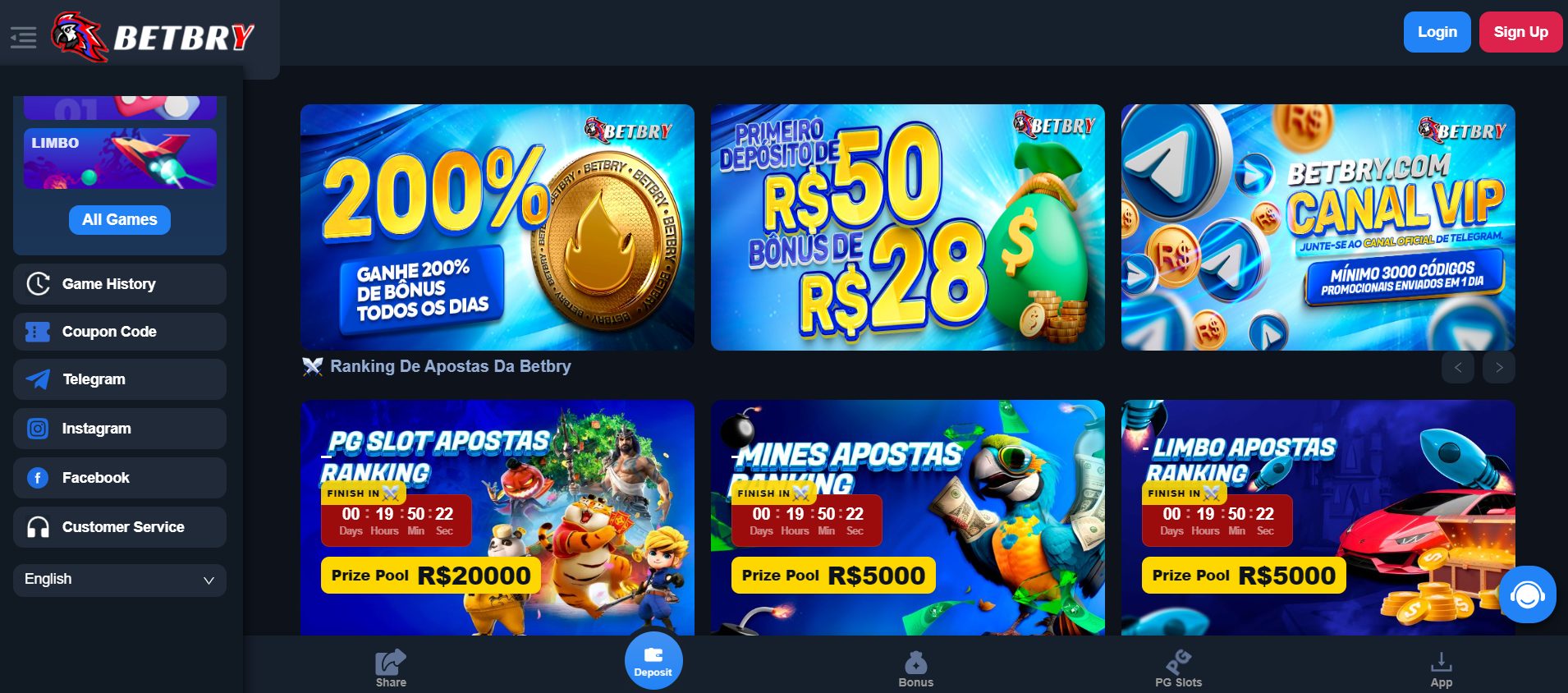 Bem-vindo ao casino Betbry